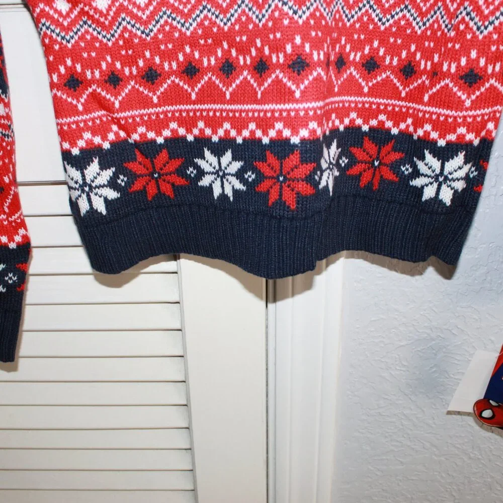 NWT Walmart Youth Spiderman Ugly Christmas Sweater - Picture 3 of 5